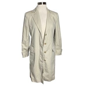 Brooks Brothers 346 Button Down Short Trench Coat